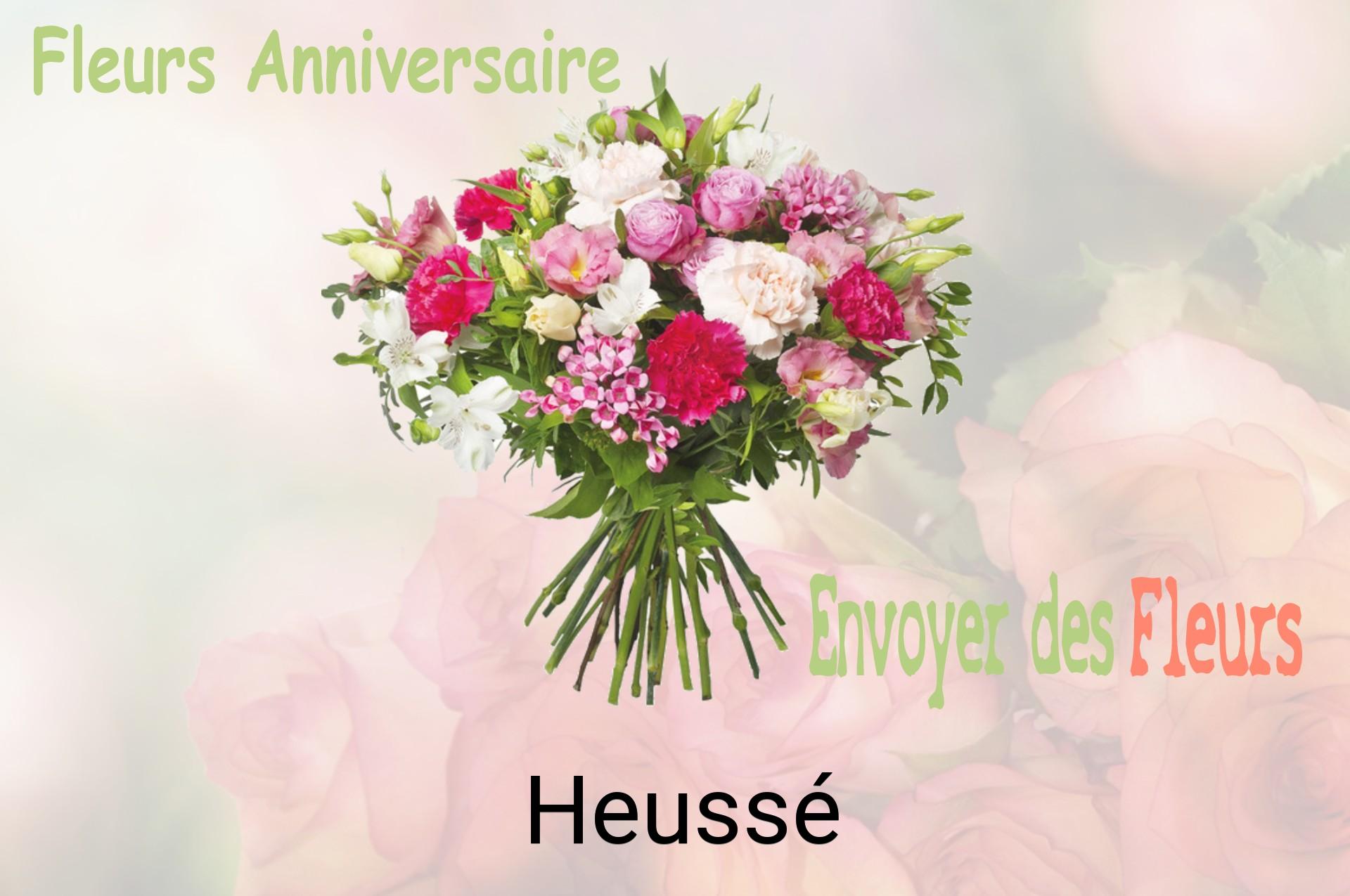 Bouquet de fleurs d’anniversaire livré à Heussé